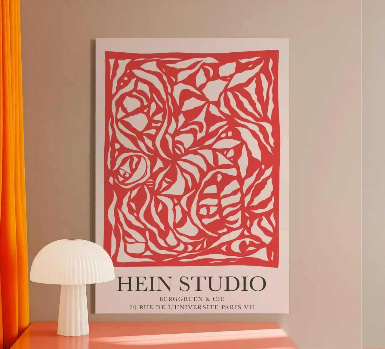 Hein Studio Rosso plexiglass da SMPLE