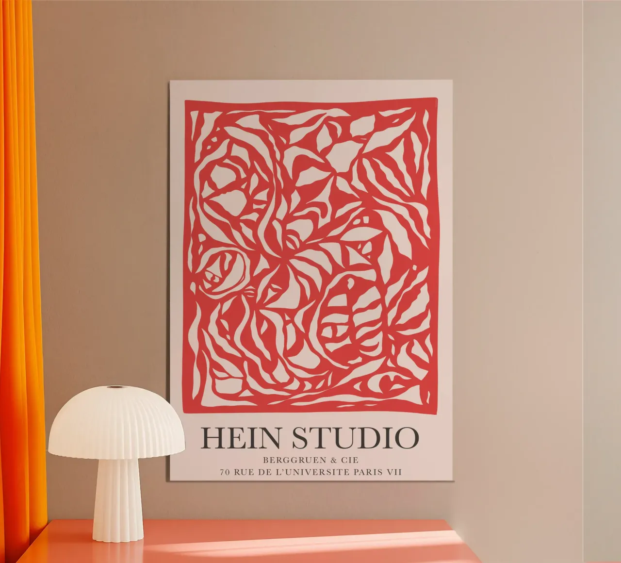 Hein Studio Rosso carta hahnemühle da SMPLE
