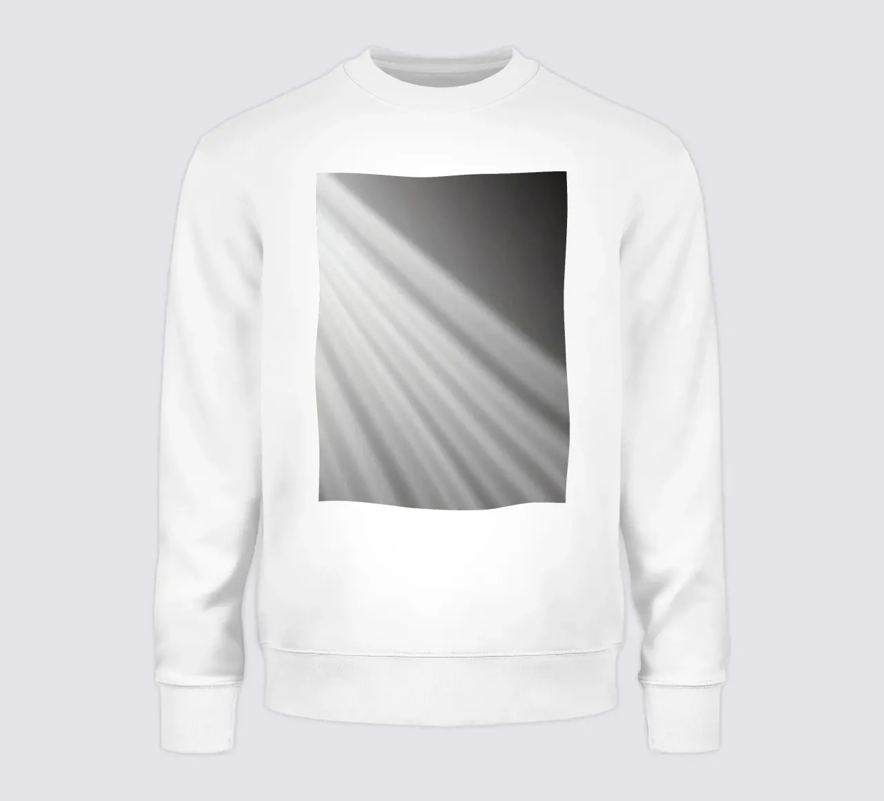 Elegant abstract behang met zachte lichtstralen sweatshirt van DesignDoodle