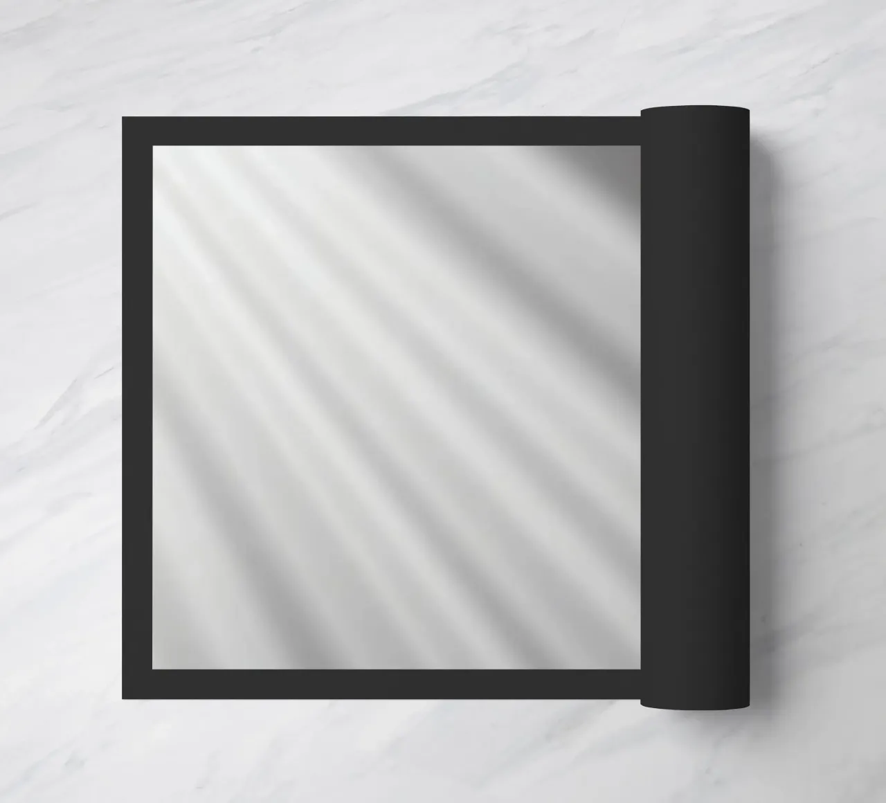 Elegant abstract wallpaper showcasing soft rays of light doormat by DesignDoodle
