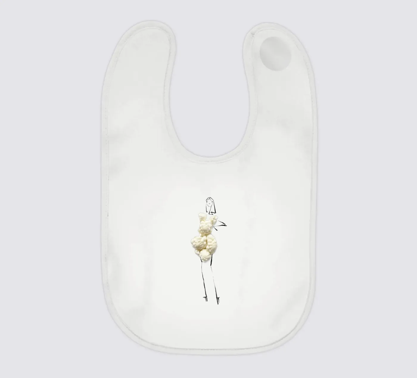 Cauliflower baby slabbetje van Gretchen Roehrs