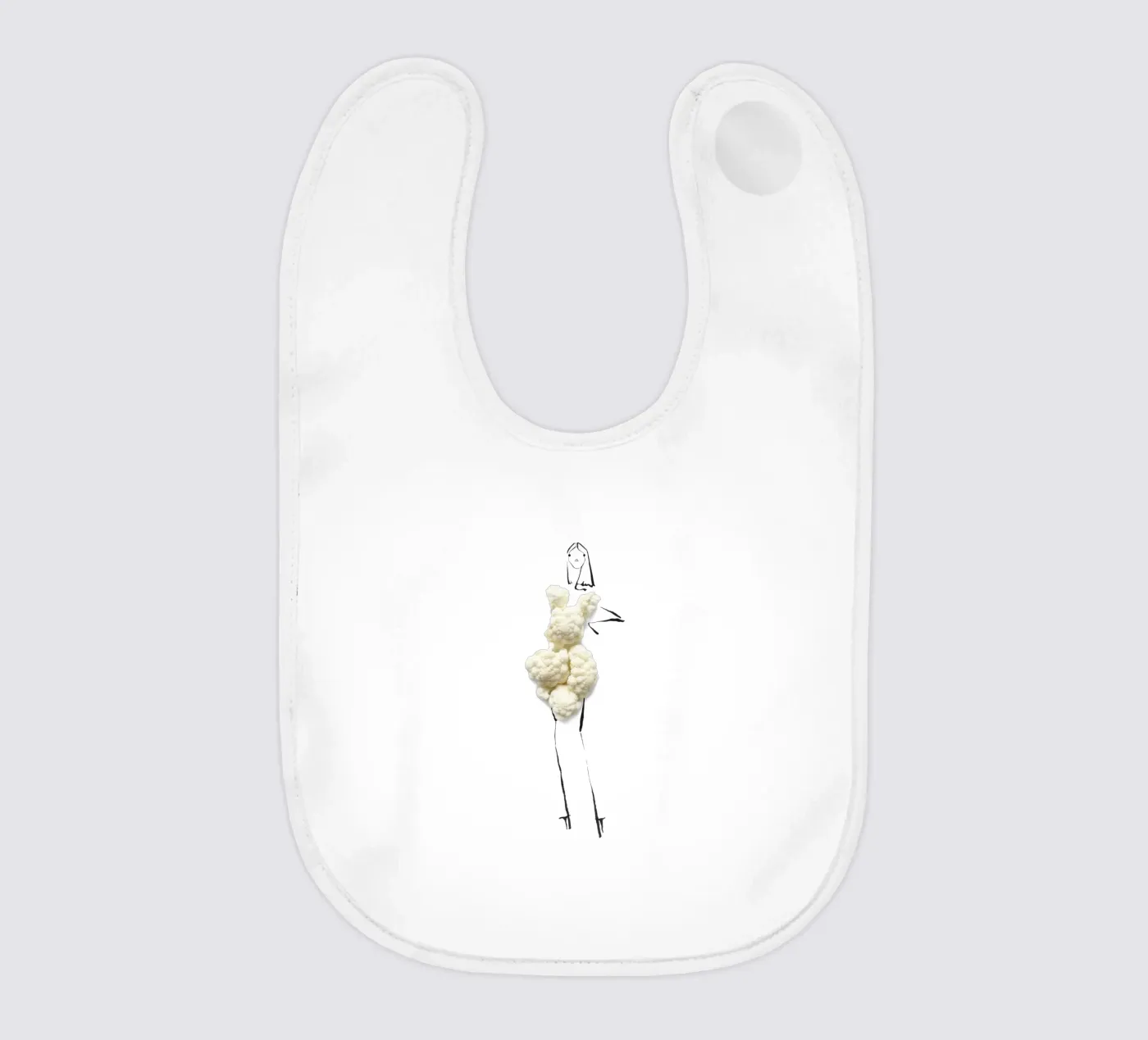 Cauliflower baby slabbetje van Gretchen Roehrs