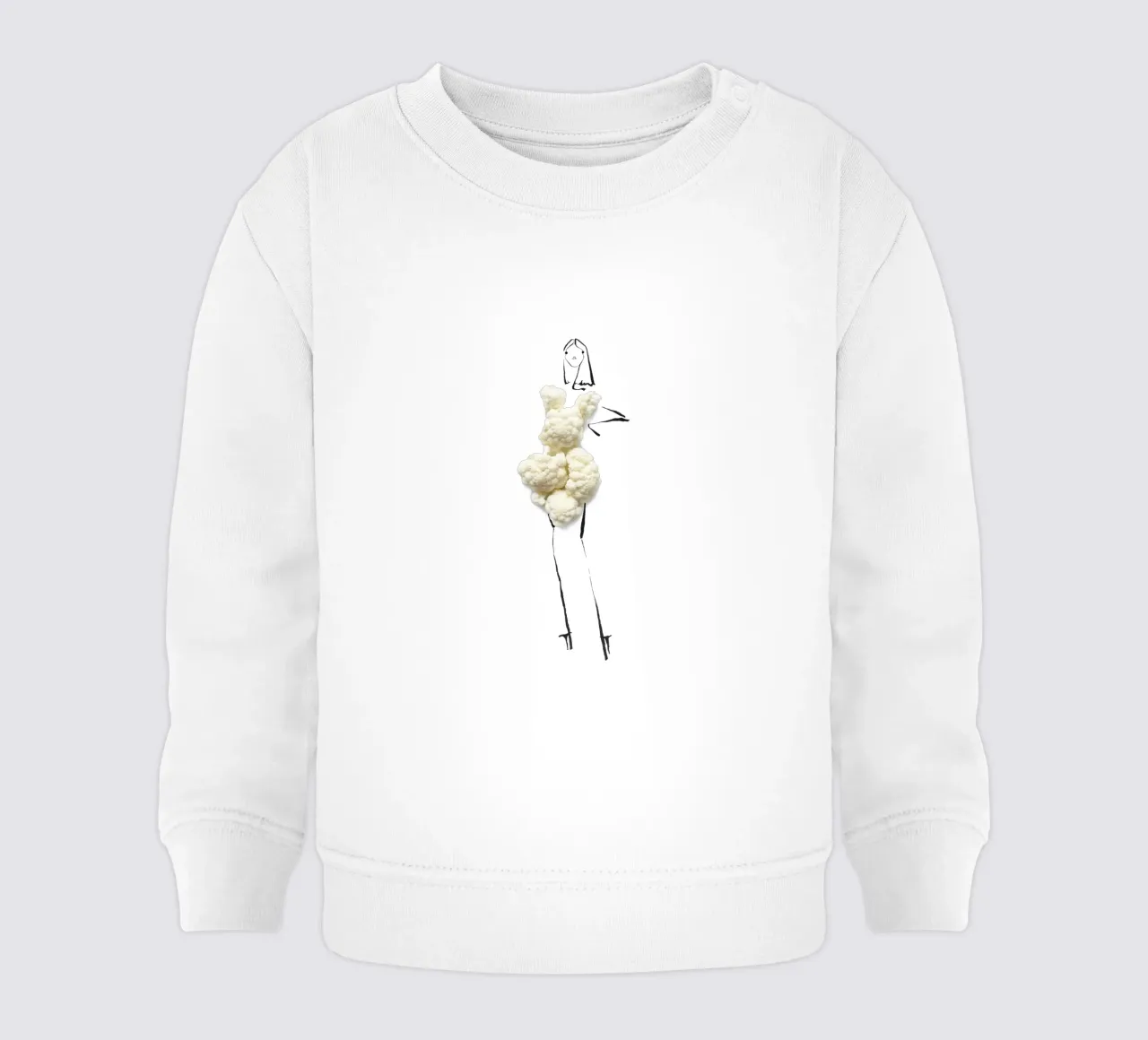 Cauliflower felpa neonato da Gretchen Roehrs