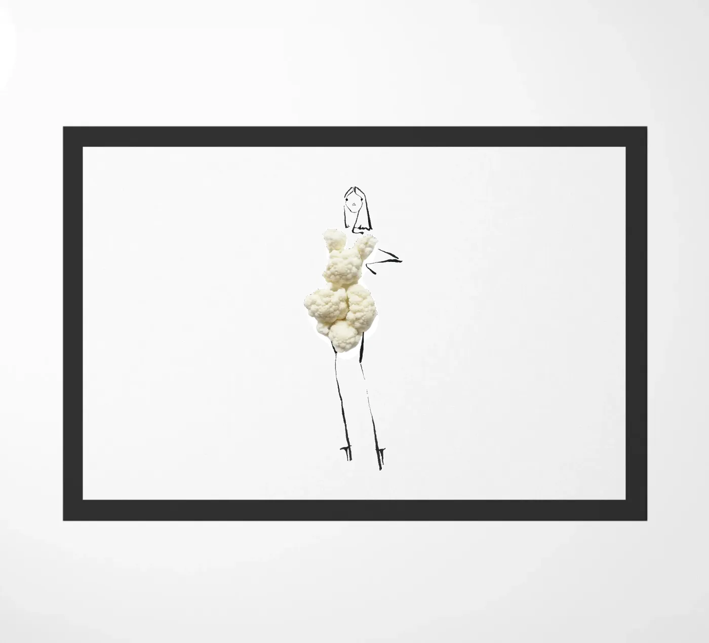 Cauliflower doormat by Gretchen Roehrs