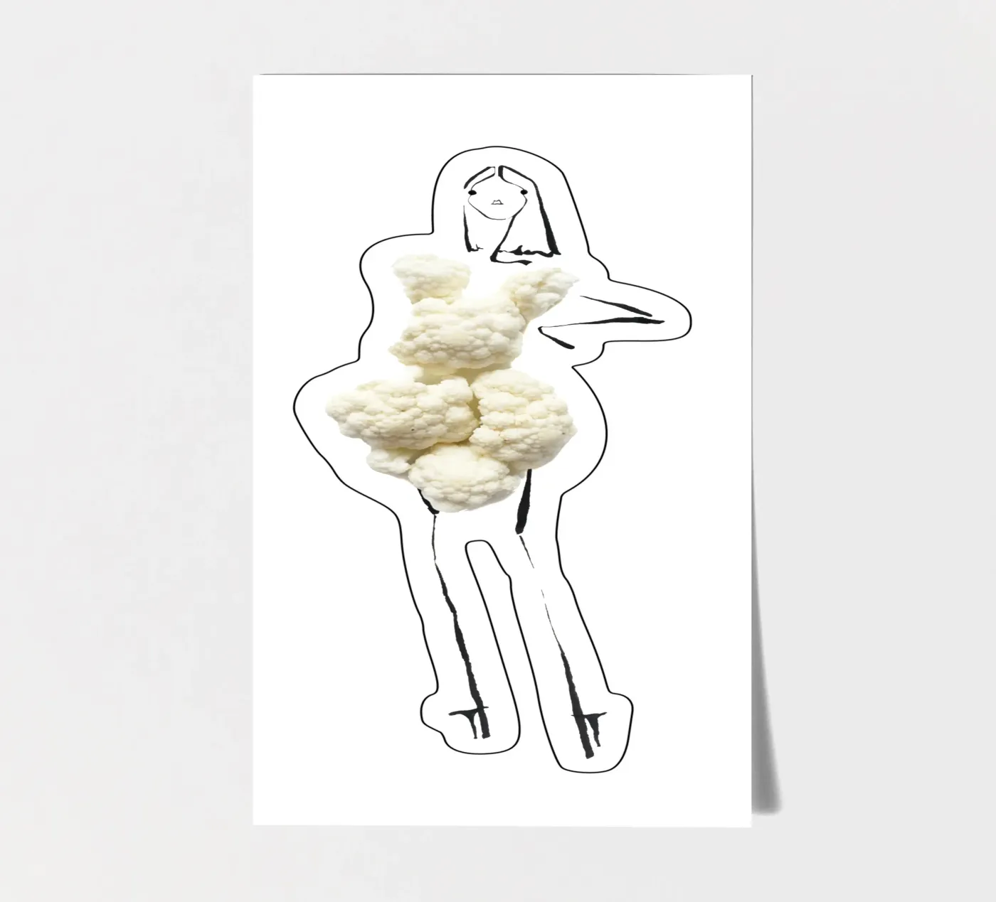 Cauliflower sticker sheet by Gretchen Roehrs