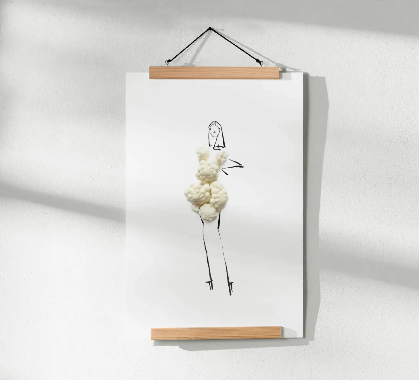 Cauliflower poster by Gretchen Roehrs