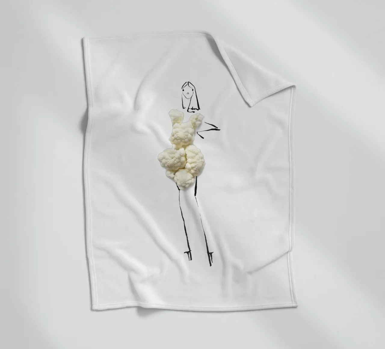 Cauliflower Fleecedecke von Gretchen Roehrs