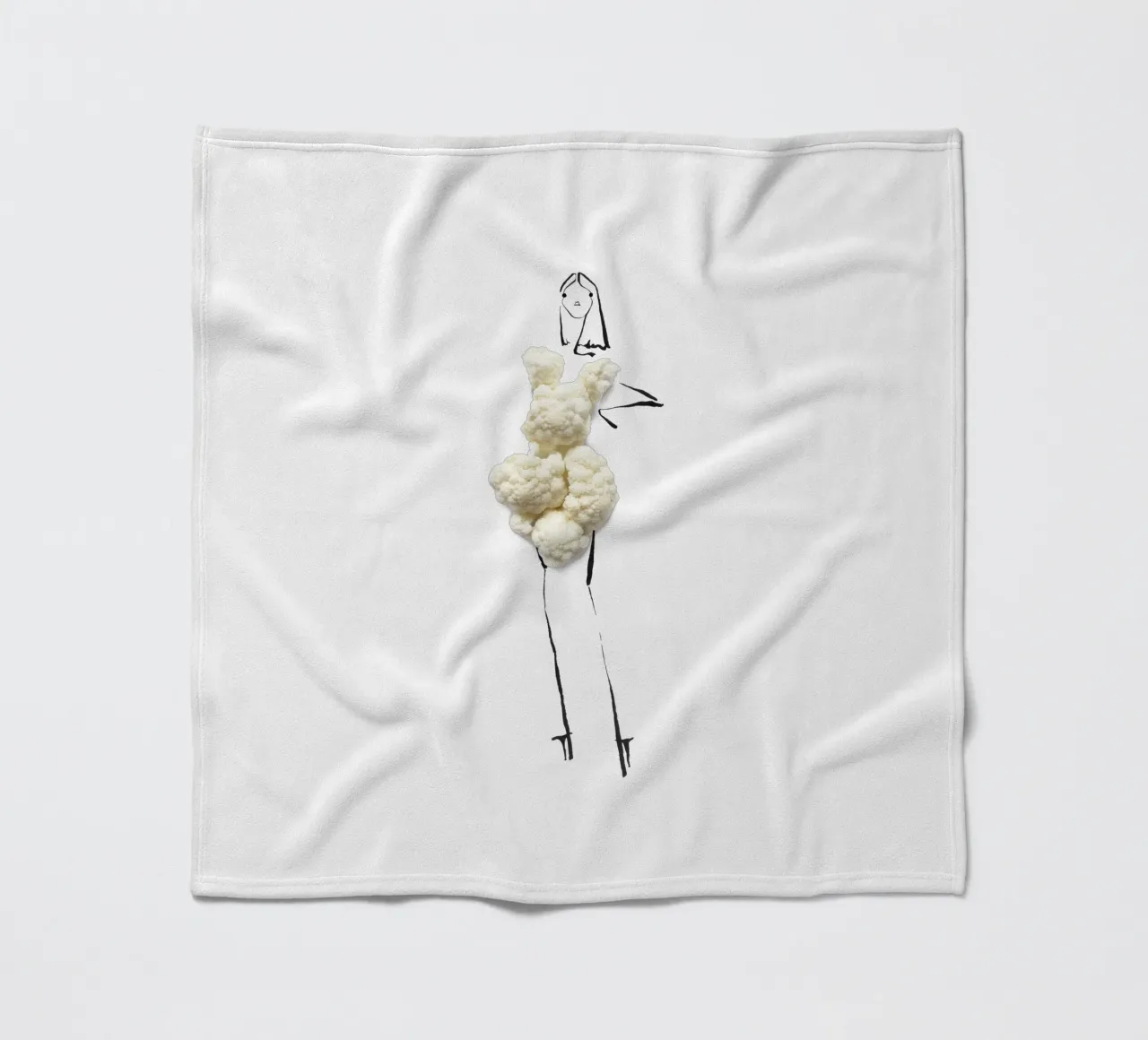 Cauliflower Fleecedecke von Gretchen Roehrs