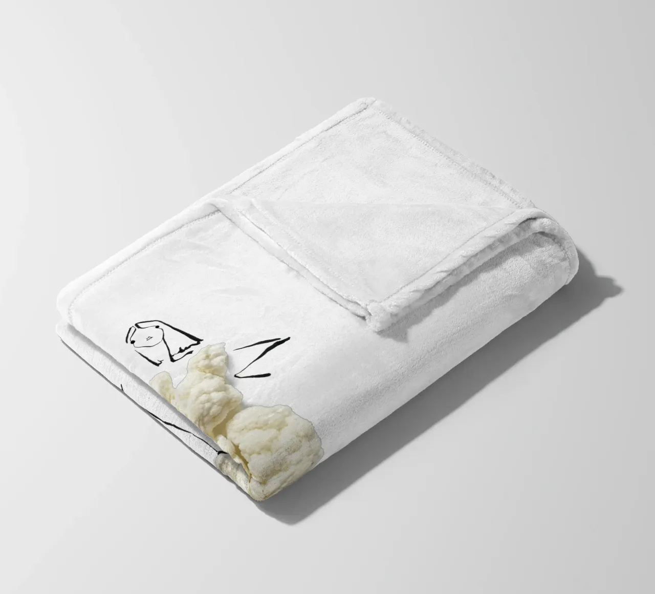 Cauliflower Fleecedecke von Gretchen Roehrs