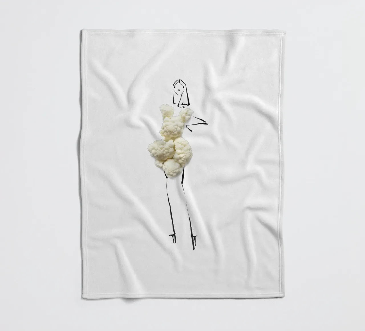 Cauliflower Fleecedecke von Gretchen Roehrs