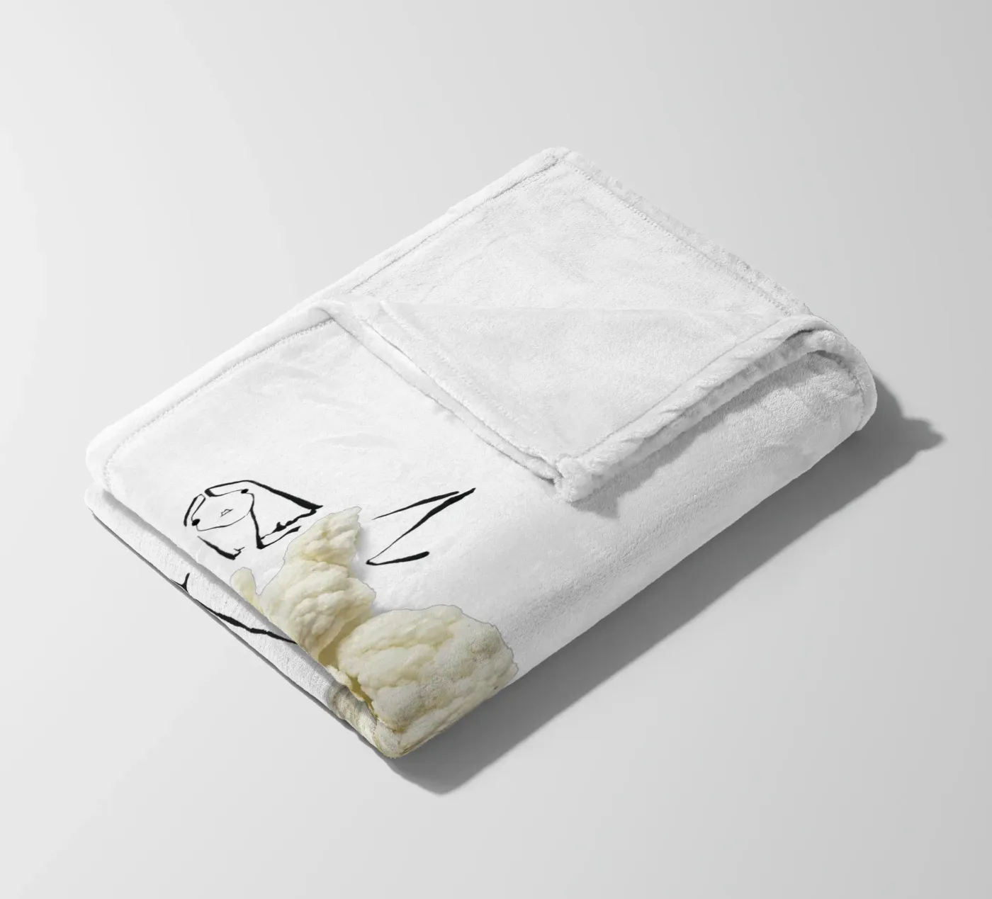 Cauliflower coperta in pile da Gretchen Roehrs
