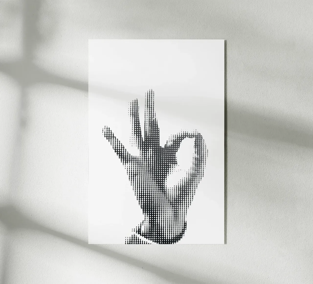 Halbton Hand plexiglass da Second Canvas