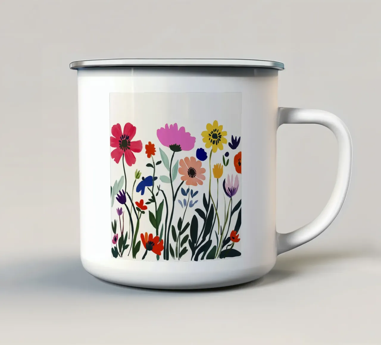 Il giardino fiorito di Henri Matisse tazza in smalto da Modern Muse