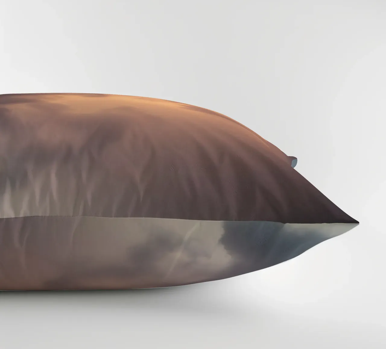 Soft hues of twilight emerge through clouds decorative cushion by DesignDoodle