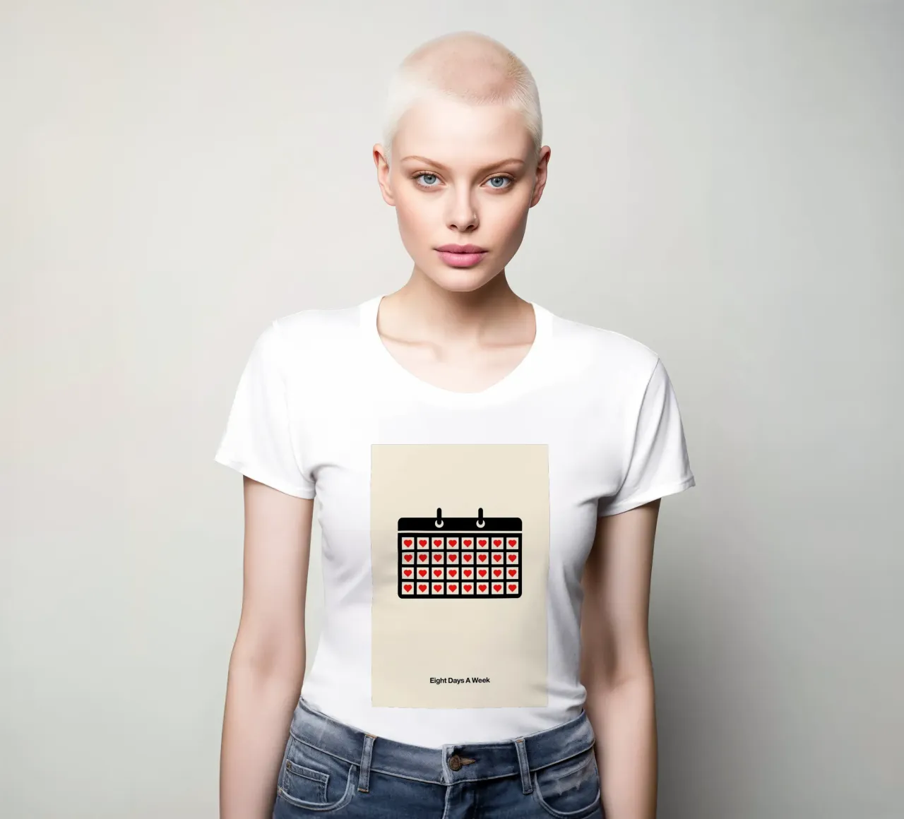 Eight Days a Week t-shirt da donna da Viktor Hertz