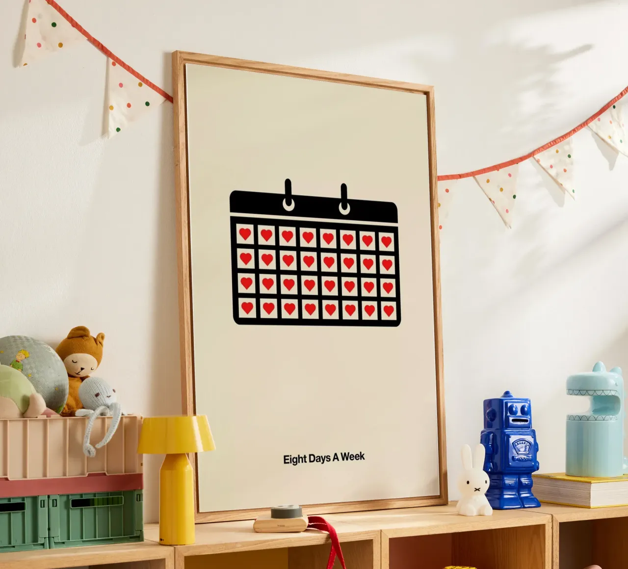 Eight Days a Week plexiglass da Viktor Hertz