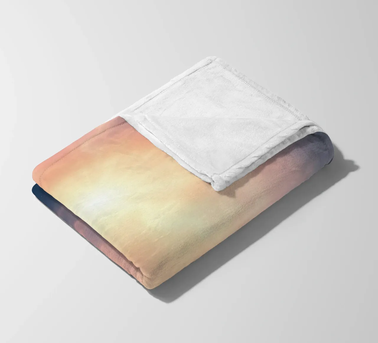 Colorful abstract cloud design for wallpaper in soft hues fleece blanket by DesignDoodle