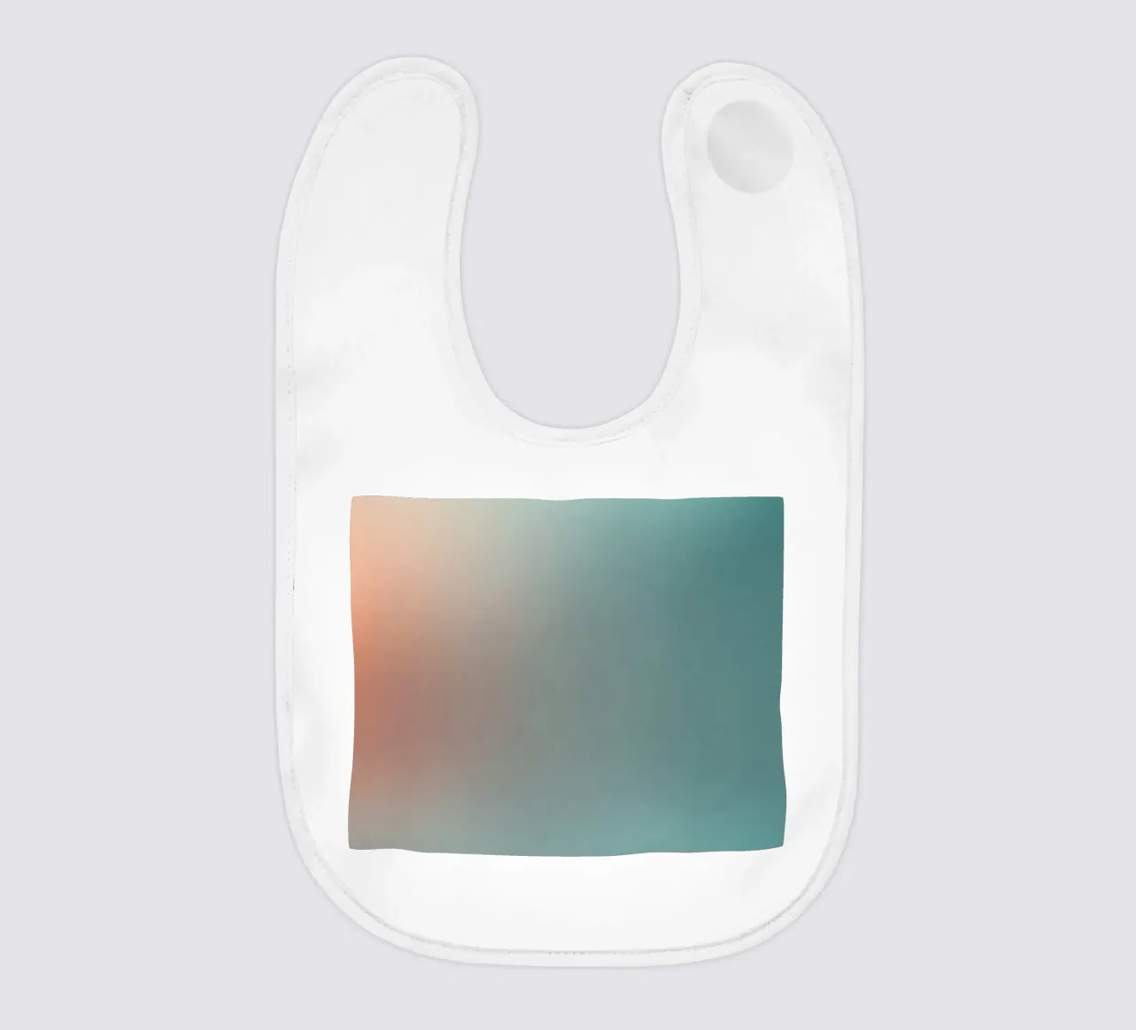 Abstract gradient background capturing tranquil mood baby bib by DesignDoodle