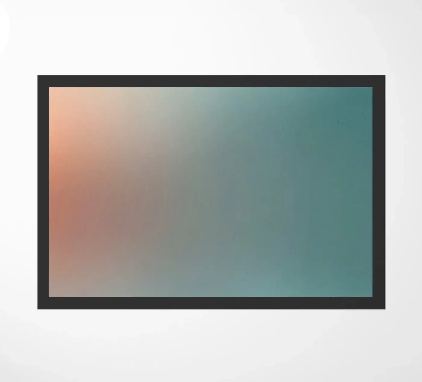 Abstract gradient background capturing tranquil mood doormat by DesignDoodle