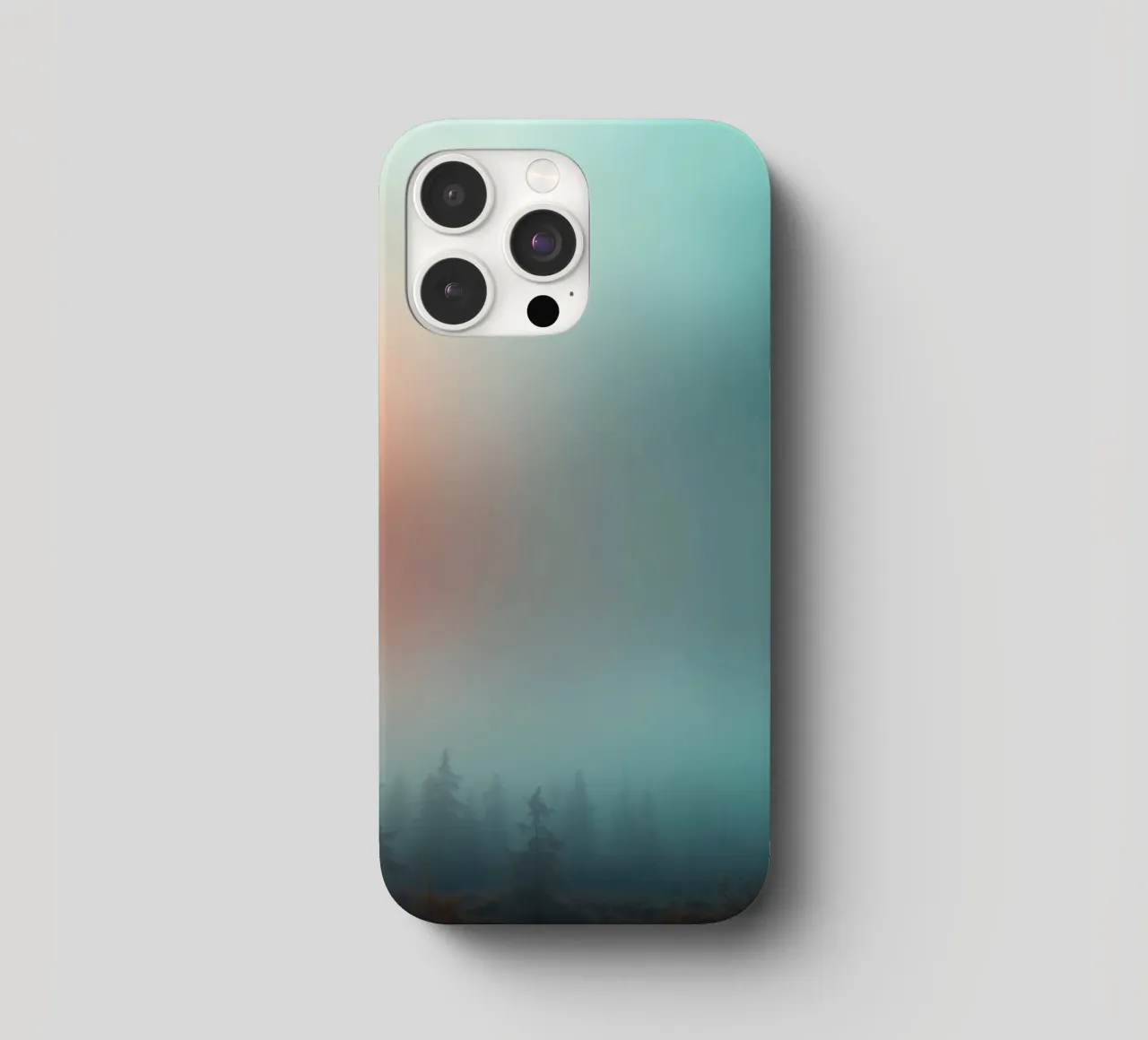Abstract gradient background capturing tranquil mood iphone case by DesignDoodle
