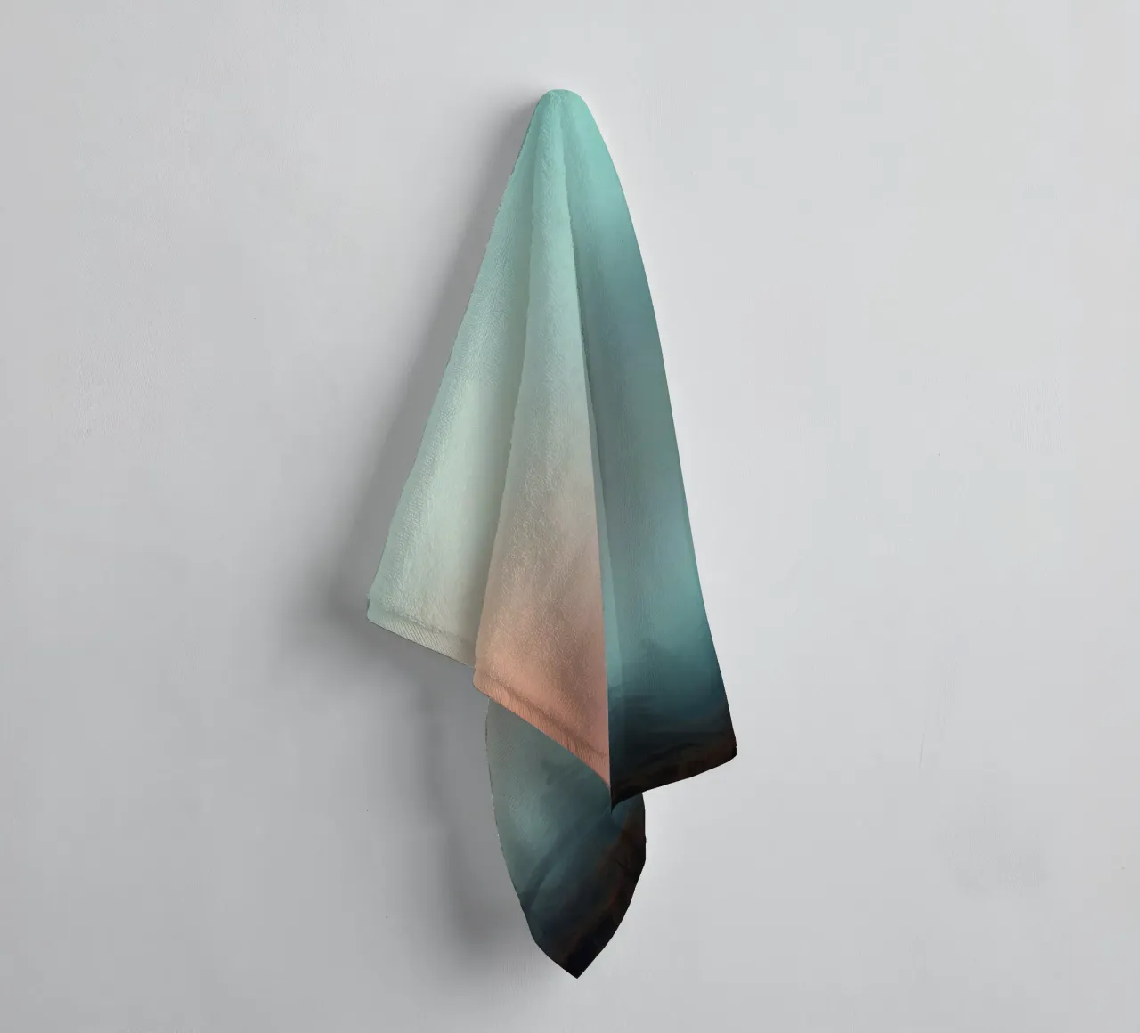 Abstract gradient background capturing tranquil mood towel by DesignDoodle