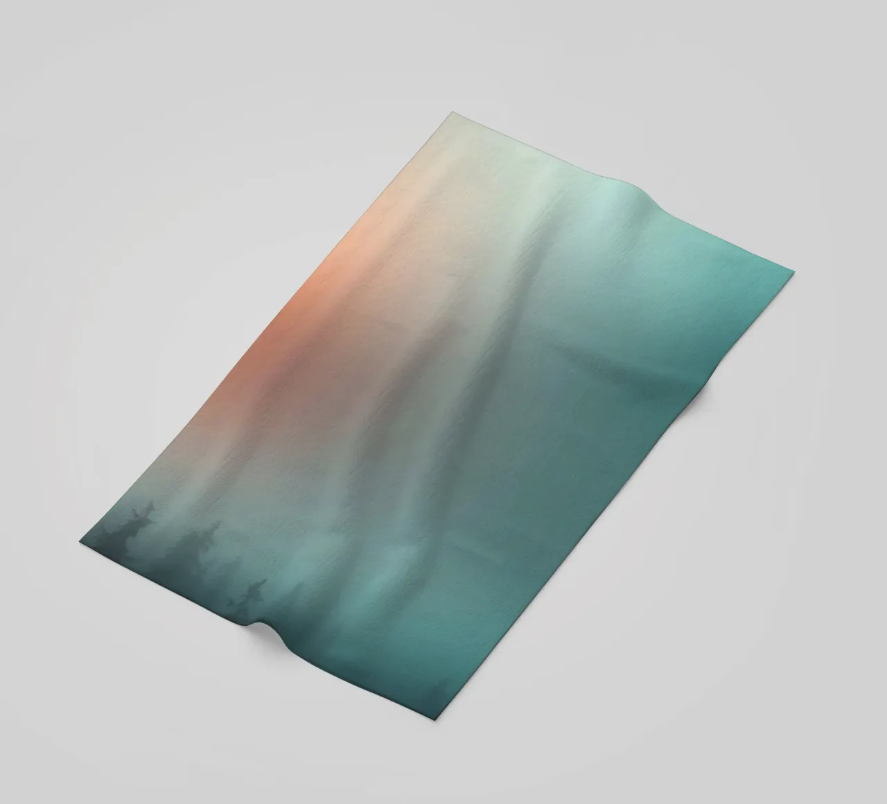 Abstract gradient background capturing tranquil mood beach towel by DesignDoodle
