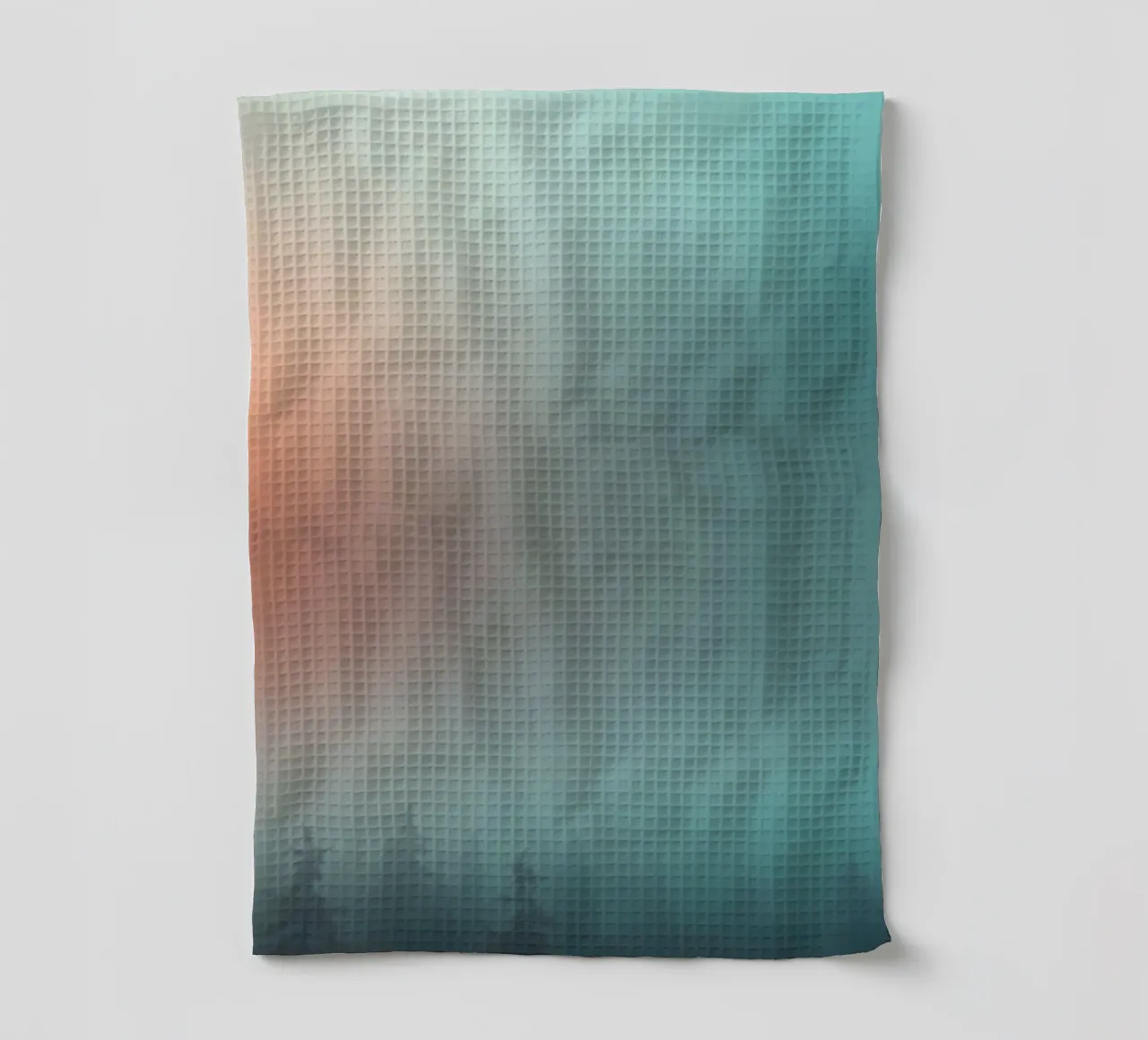 Abstract gradient background capturing tranquil mood tea towel by DesignDoodle