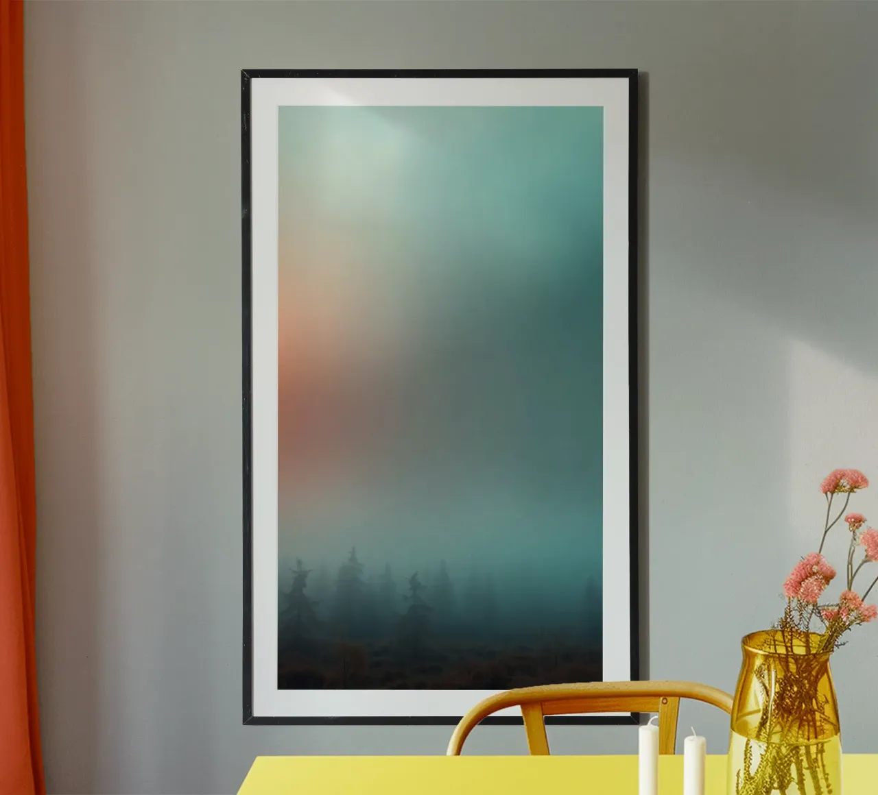 Abstract gradient background capturing tranquil mood hahnemühle by DesignDoodle