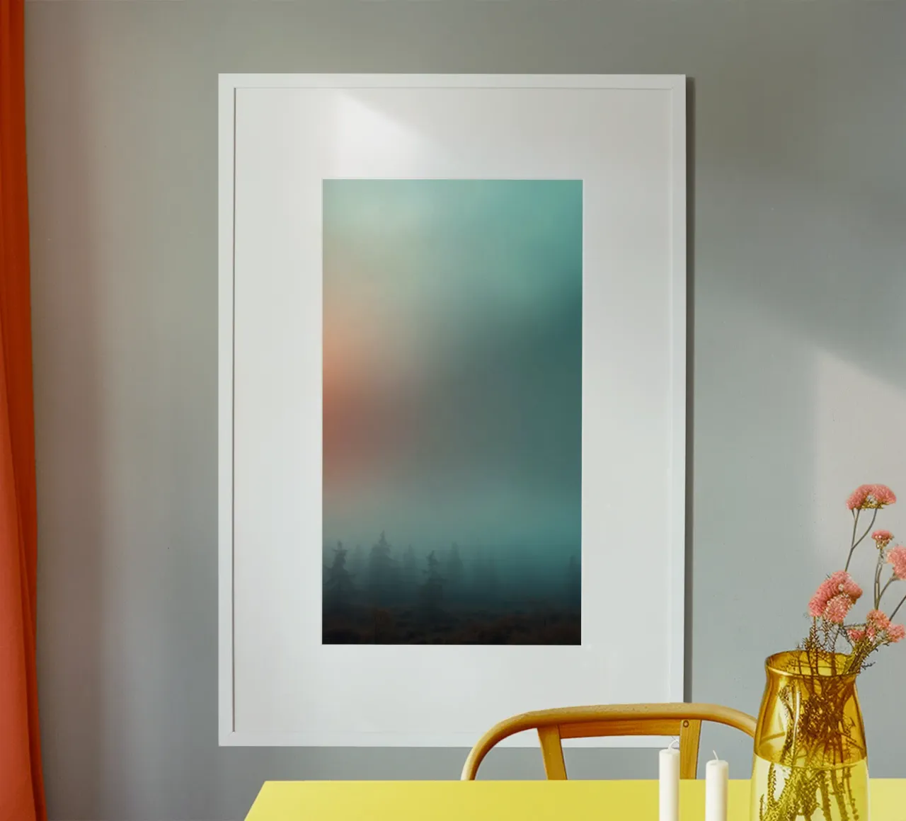 Abstract gradient background capturing tranquil mood hahnemühle by DesignDoodle
