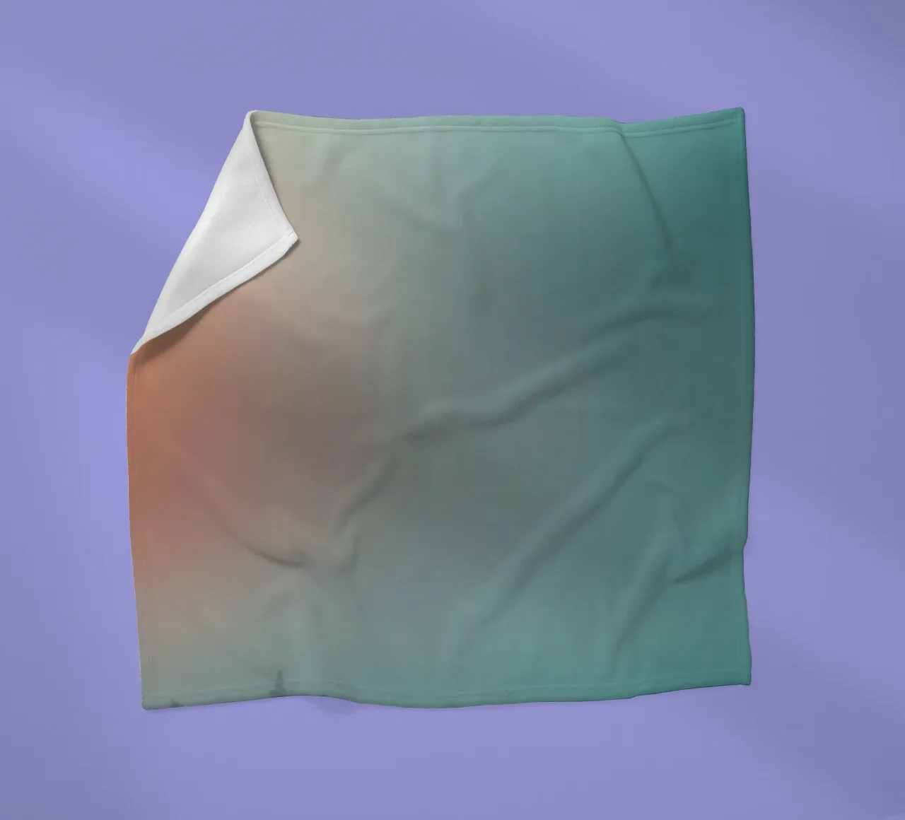 Abstract gradient background capturing tranquil mood fleece blanket by DesignDoodle