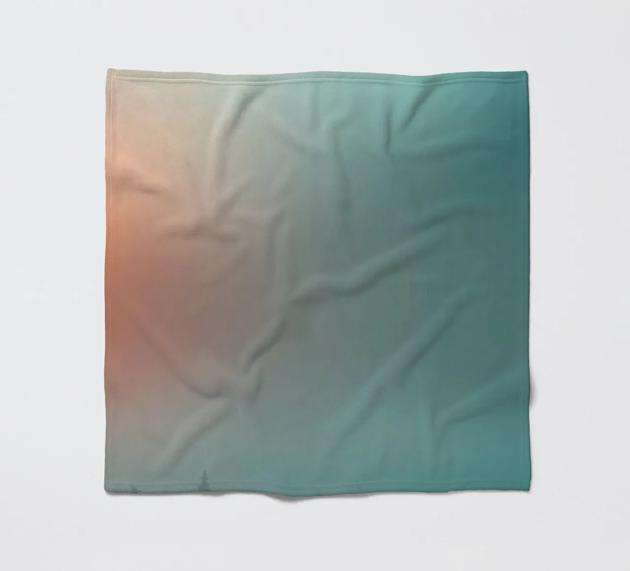Abstract gradient background capturing tranquil mood fleece blanket by DesignDoodle