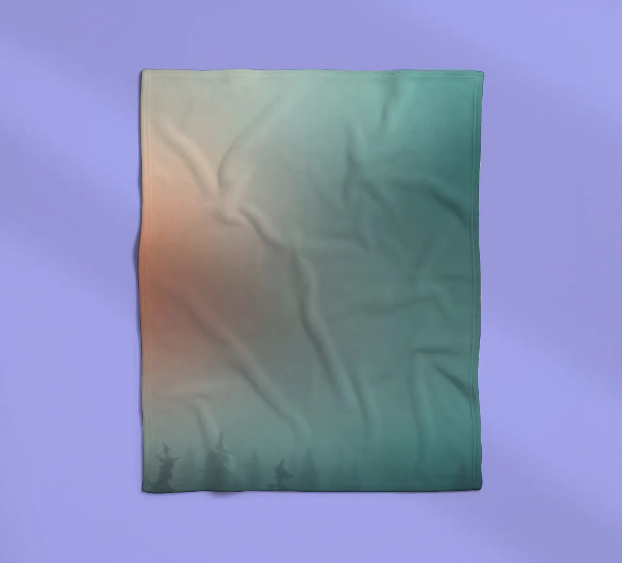 Abstract gradient background capturing tranquil mood fleece blanket by DesignDoodle