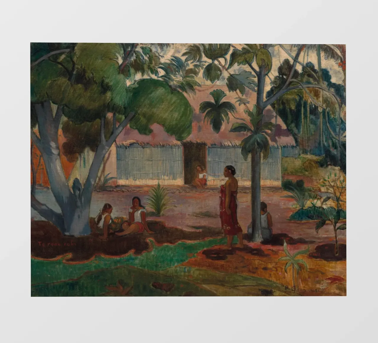 Paul Gauguin - Il grande albero telo in pvc da Timeless Artworks
