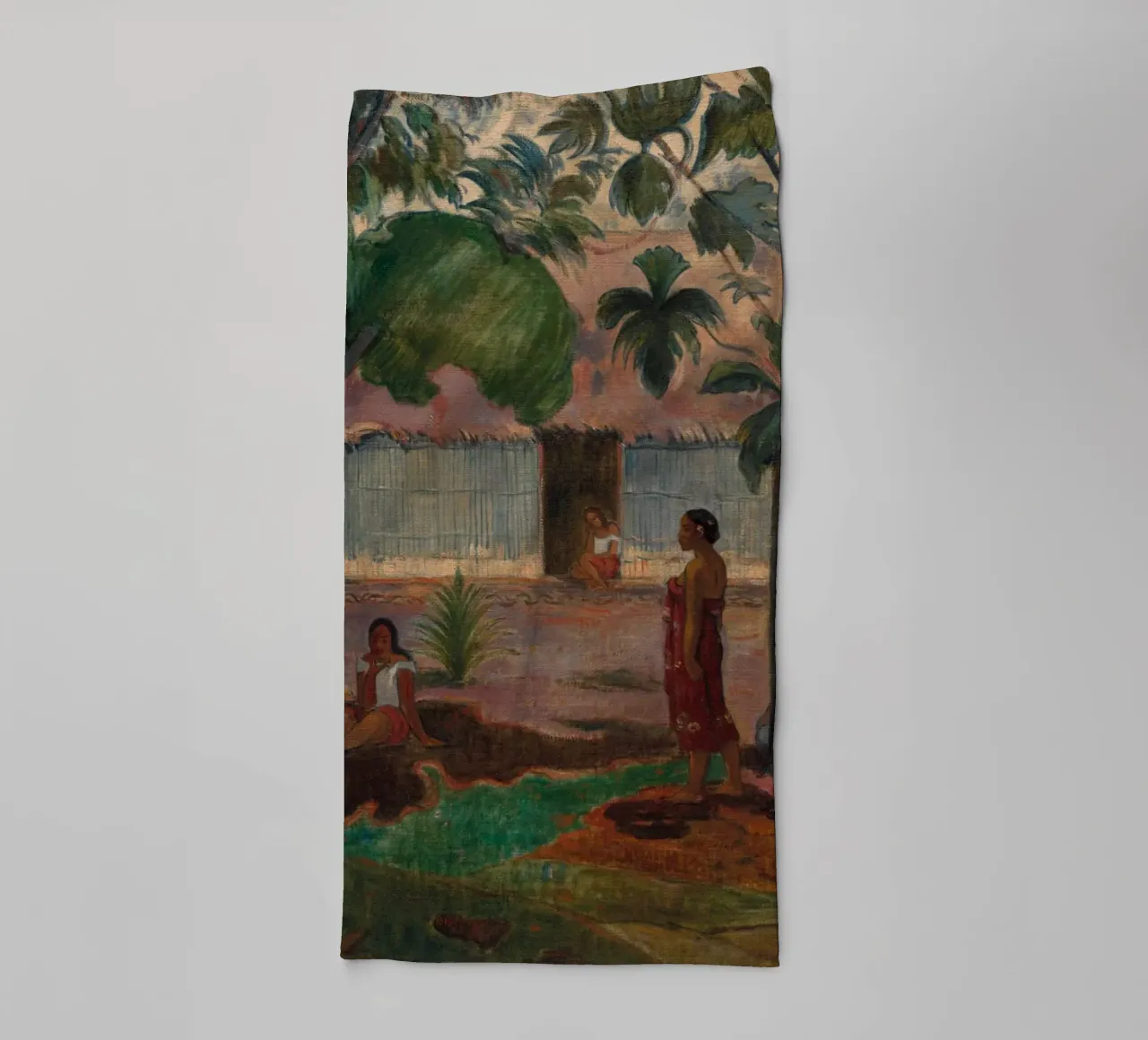 Paul Gauguin - Il grande albero asciugamano da bagno da Timeless Artworks