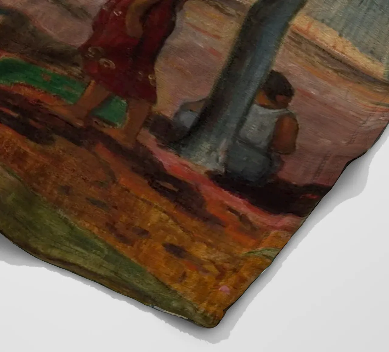Paul Gauguin - Il grande albero coperta in pile da Timeless Artworks