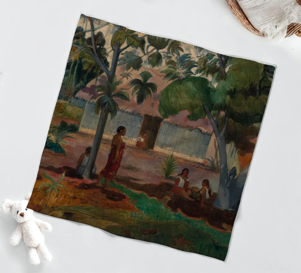 Paul Gauguin - Il grande albero coperta in pile da Timeless Artworks