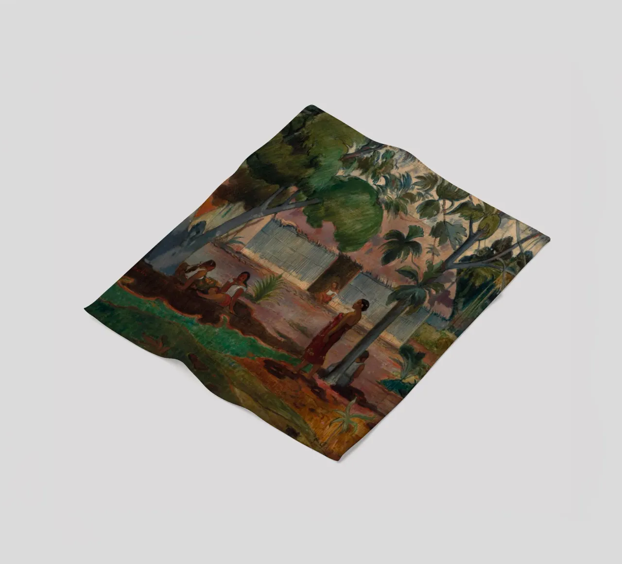 Paul Gauguin - Il grande albero coperta in pile da Timeless Artworks