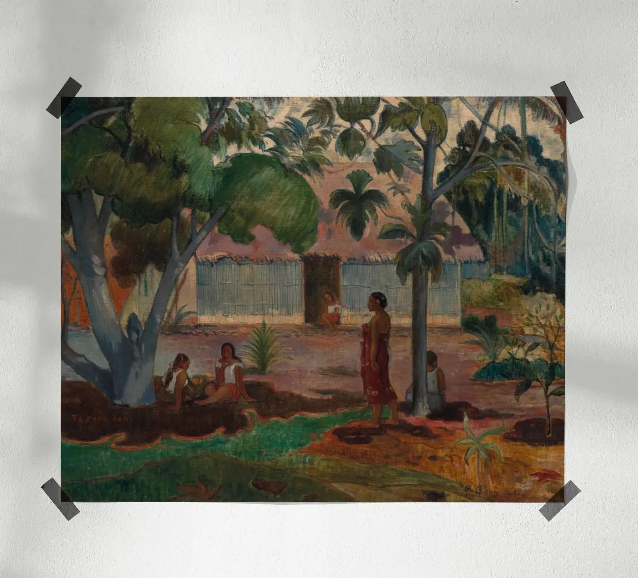 Paul Gauguin - The Large Tree poster by Timeless Artworks