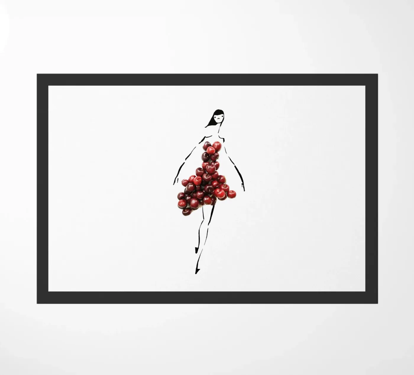 Cherrybombe deurmat van Gretchen Roehrs