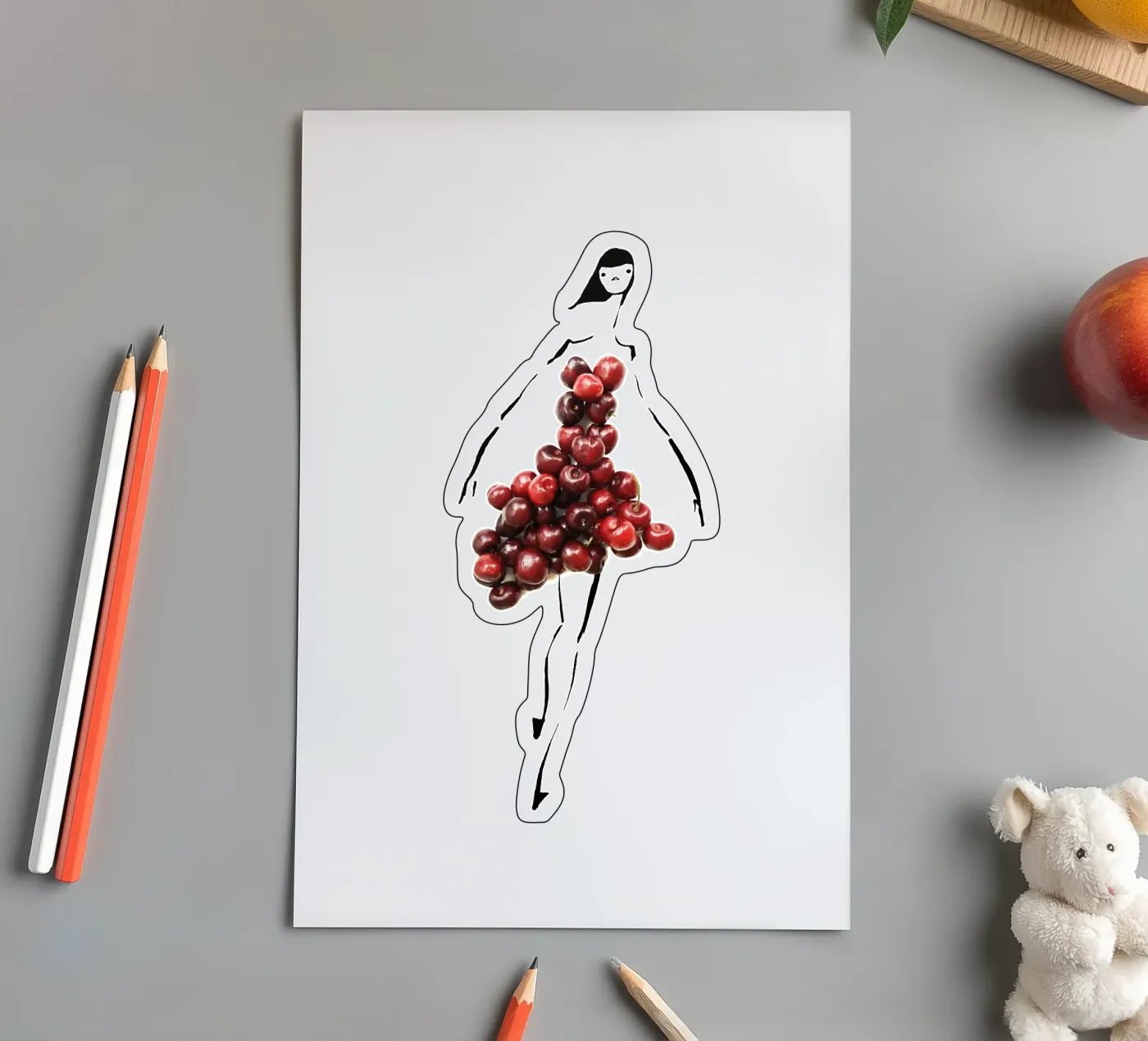 Cherrybombe sticker sheet by Gretchen Roehrs