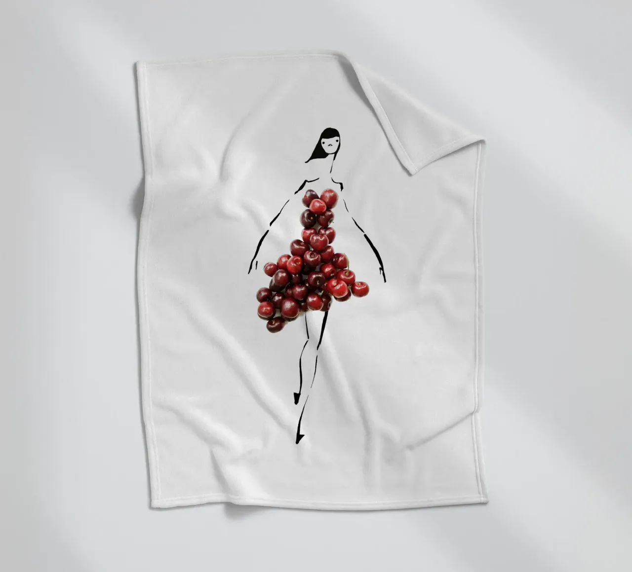 Cherrybombe fleecedeken van Gretchen Roehrs