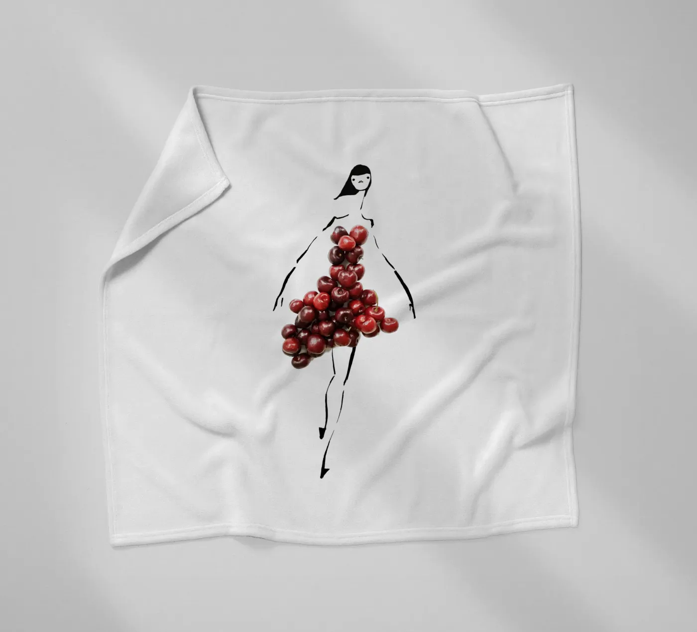 Cherrybombe Fleecedecke von Gretchen Roehrs