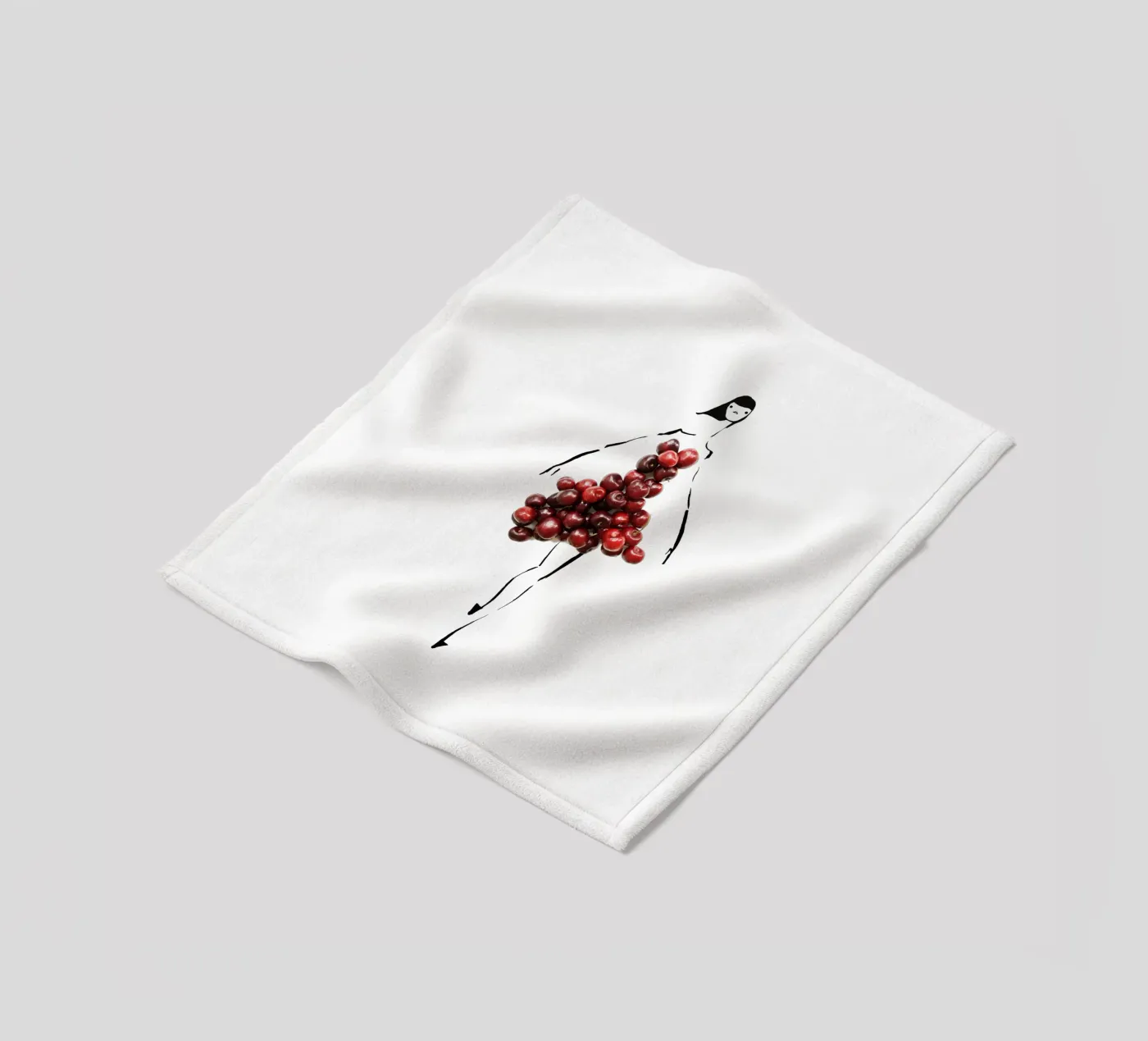 Cherrybombe Fleecedecke von Gretchen Roehrs