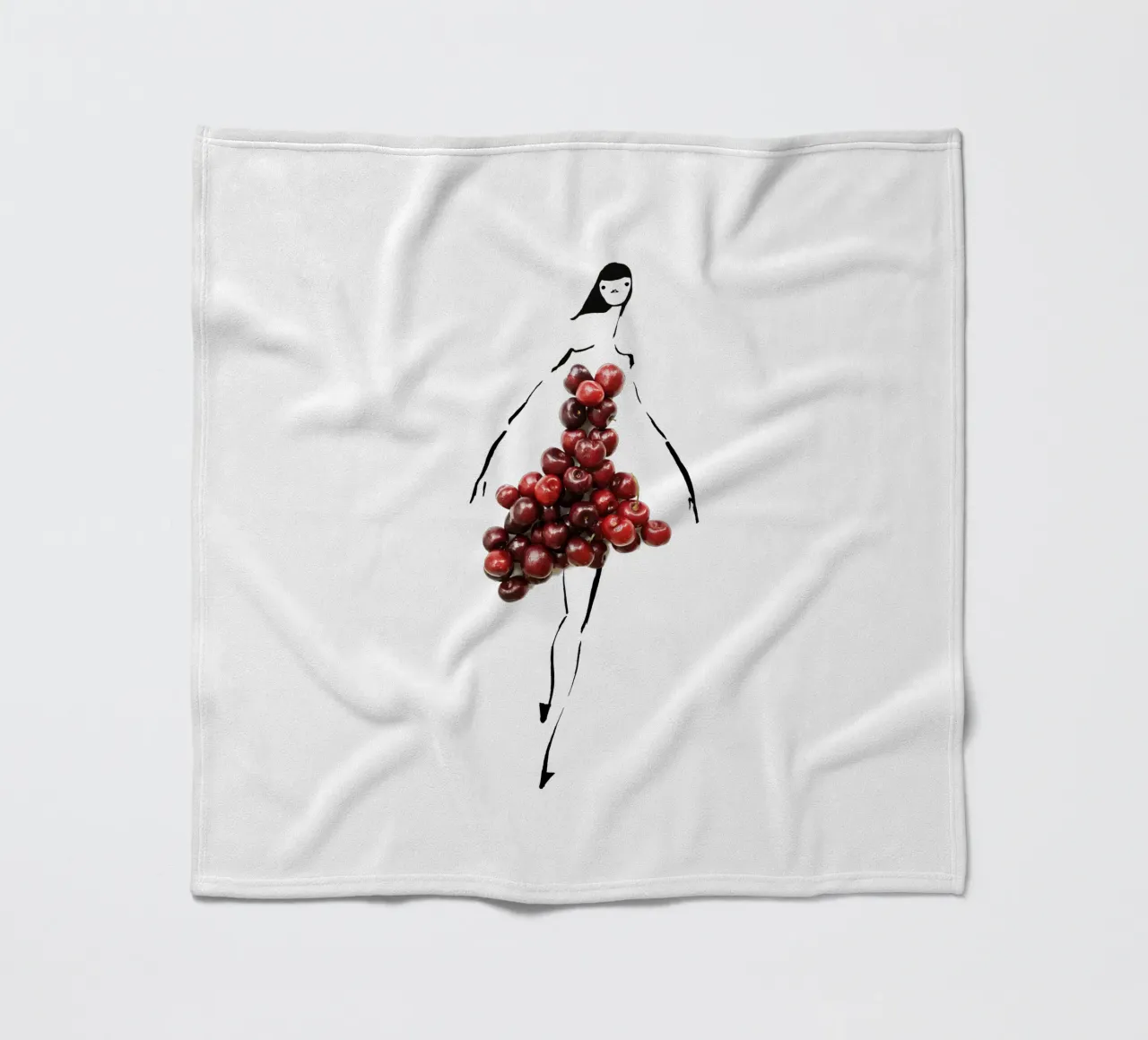 Cherrybombe fleecedeken van Gretchen Roehrs