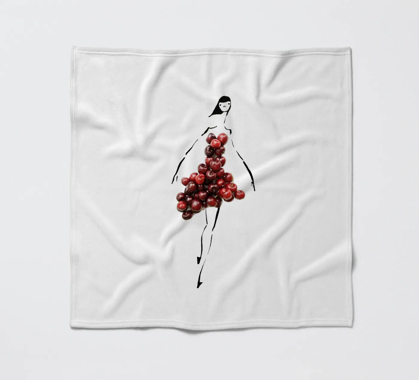 Cherrybombe Fleecedecke von Gretchen Roehrs