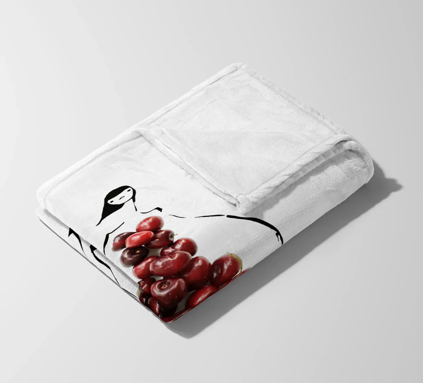 Cherrybombe Fleecedecke von Gretchen Roehrs