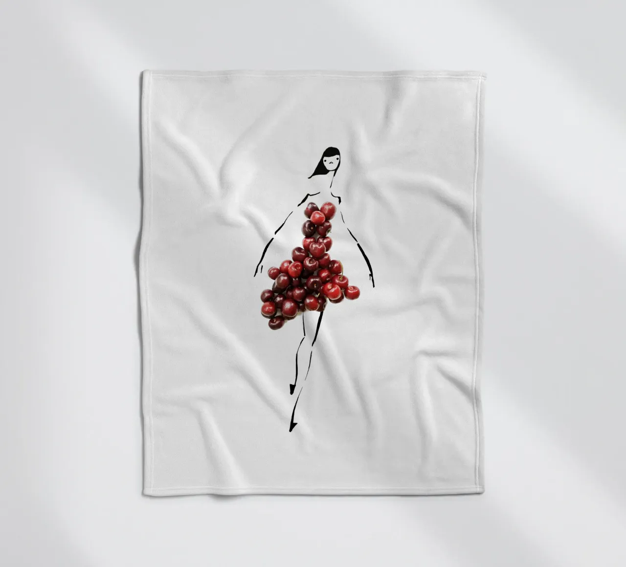 Cherrybombe fleecedeken van Gretchen Roehrs