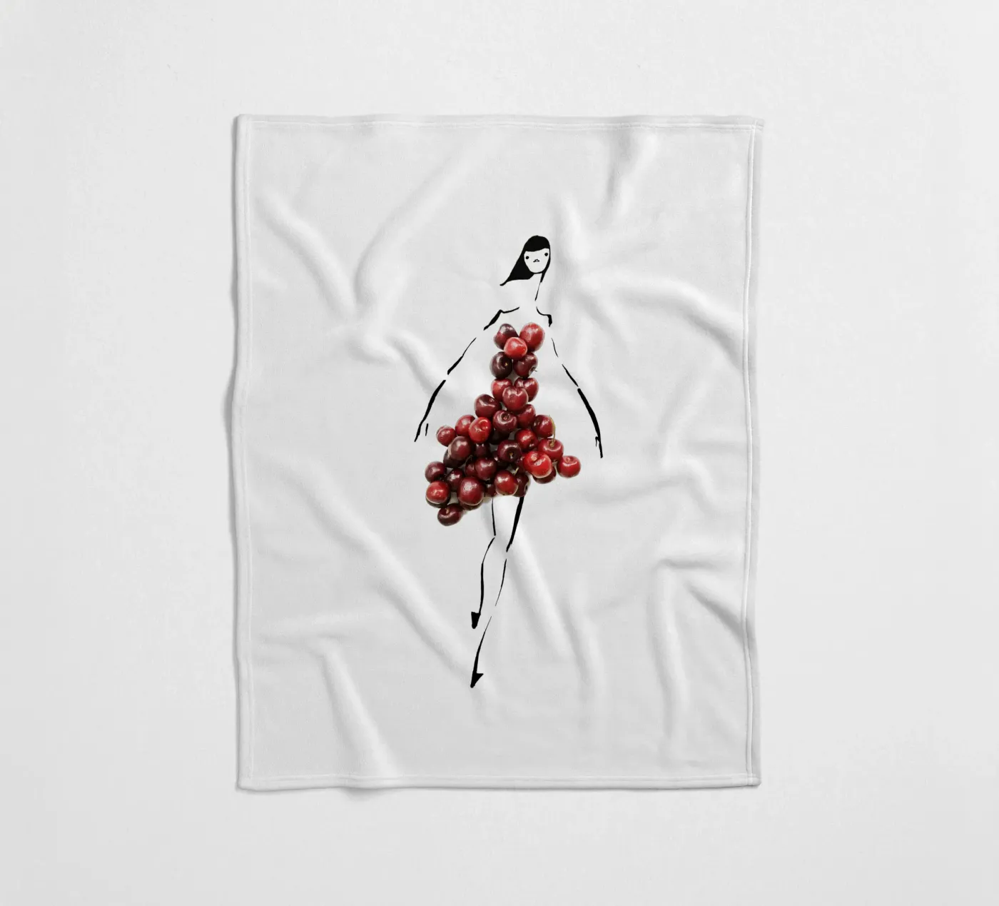 Cherrybombe Fleecedecke von Gretchen Roehrs