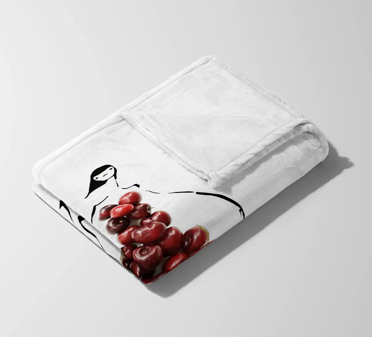 Cherrybombe fleecedeken van Gretchen Roehrs