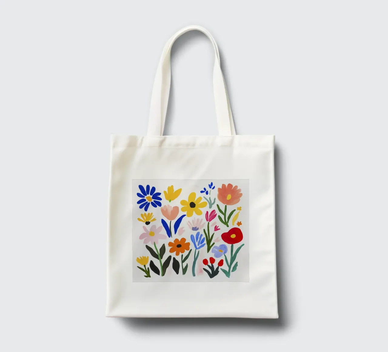 Boho Henri Matisse Blumengarten Jutebeutel von Modern Muse